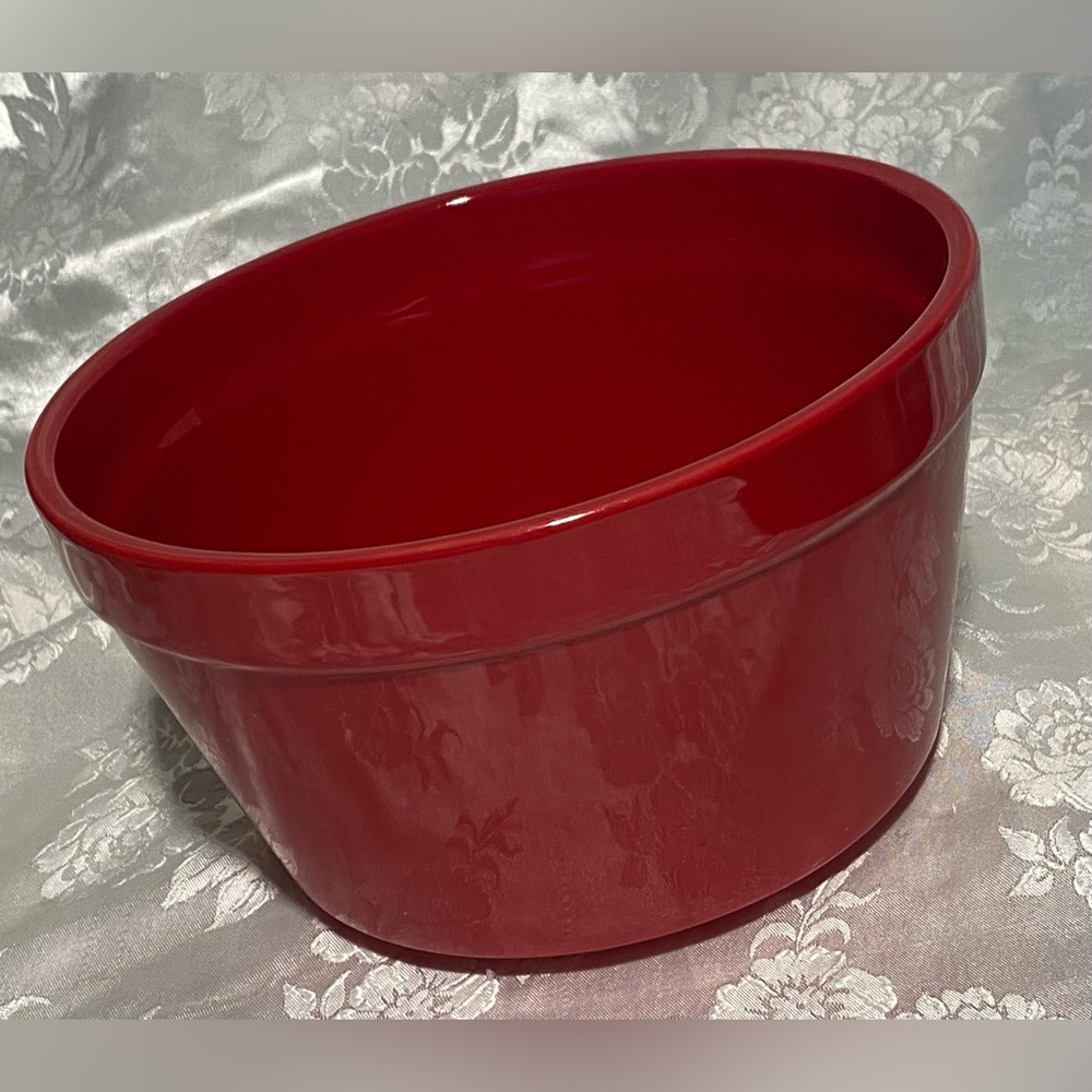 Red POPCORN Serving Bowl 8” Movie Night Snack Bowl - Picture 2 of 7